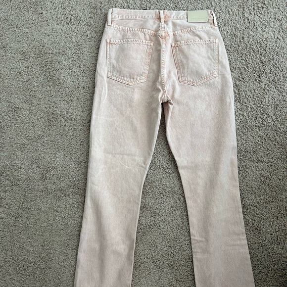 Citizens of Humanity Jolene High Rise Straight in Rosewater - Picture 3 of 5